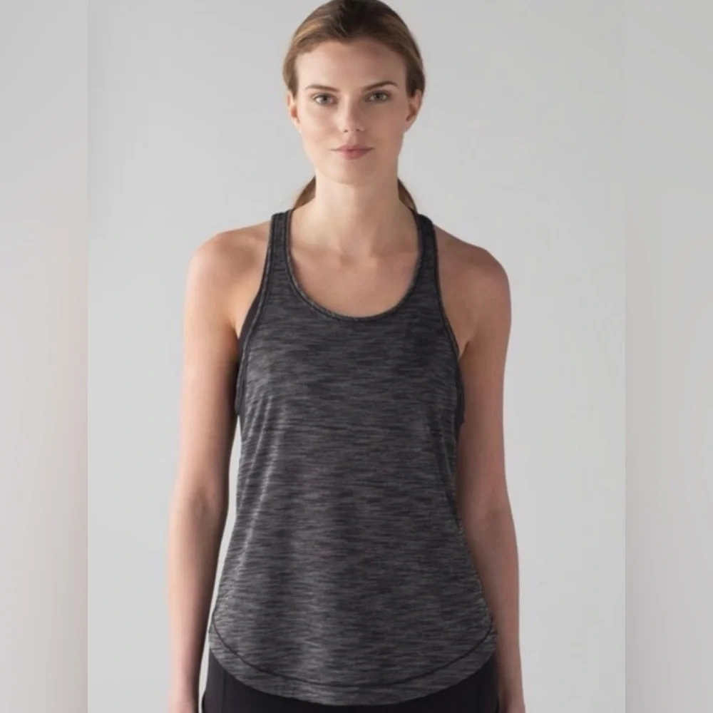 Lululemon Long Distance Racerback Mesh Back Tank - Picture 1 of 4